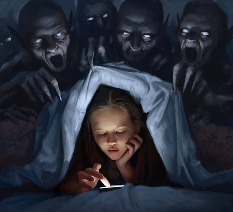 hình nền animation, fearful