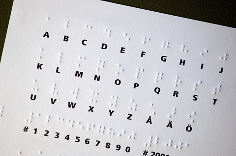 Louis Braille blind alphabet
