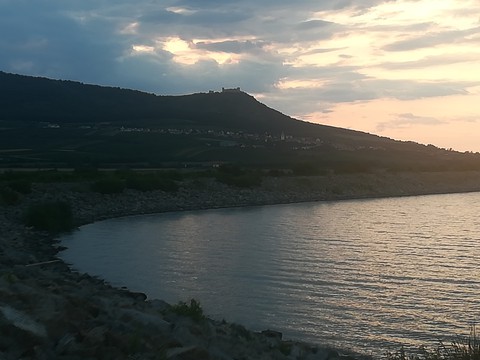 Castle in the backround