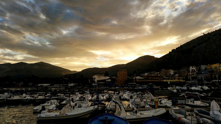 Sundown in my place