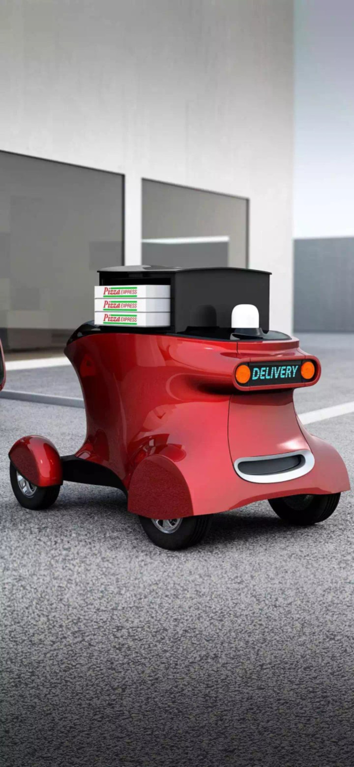 modern Pizza delivery