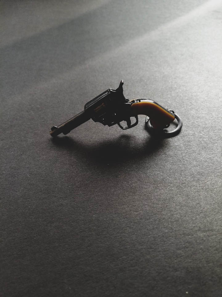 Gun keychain