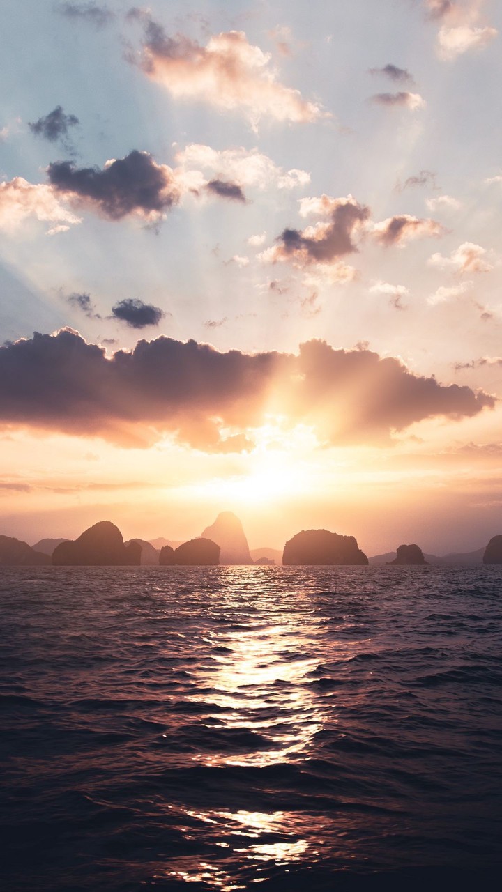 Land, sea, water, stone