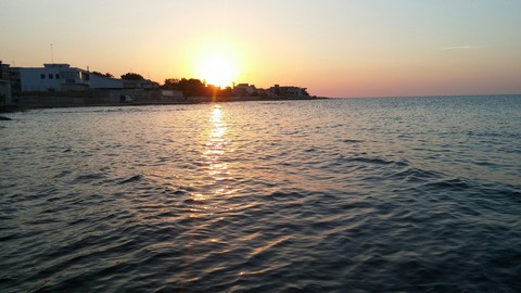 sunset, coast wallpapers