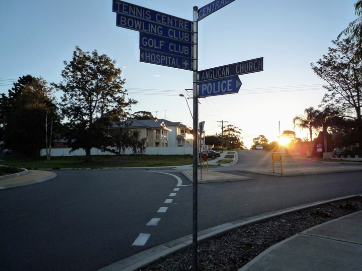 the sunset only knows which way to go