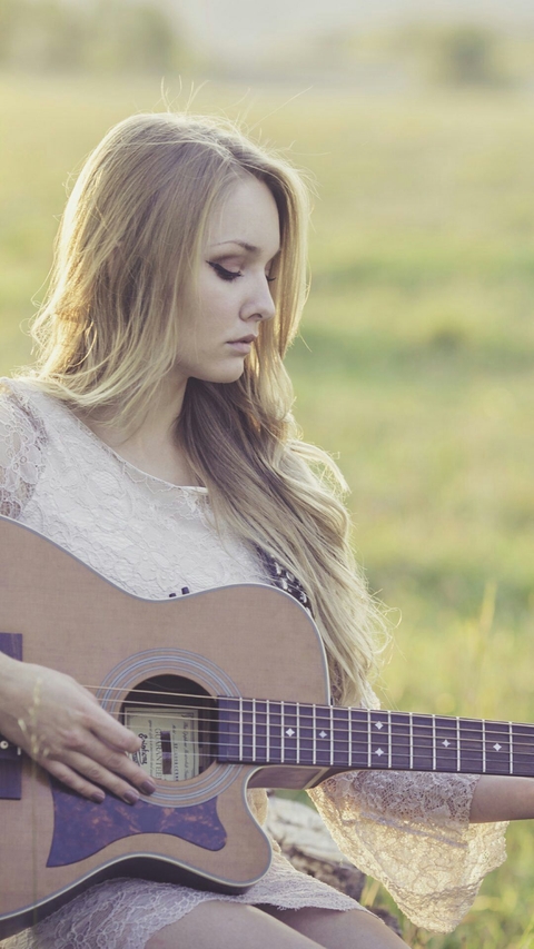 ταπετσαρίες guitar, blond