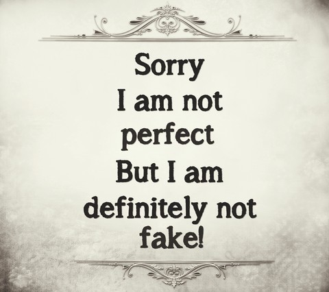 not fake...