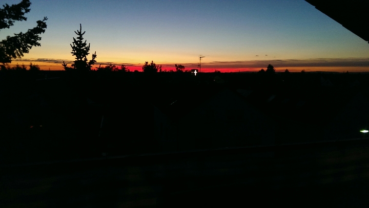 red sky