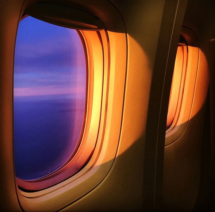 Sunset On Airplane !!! wow !!!