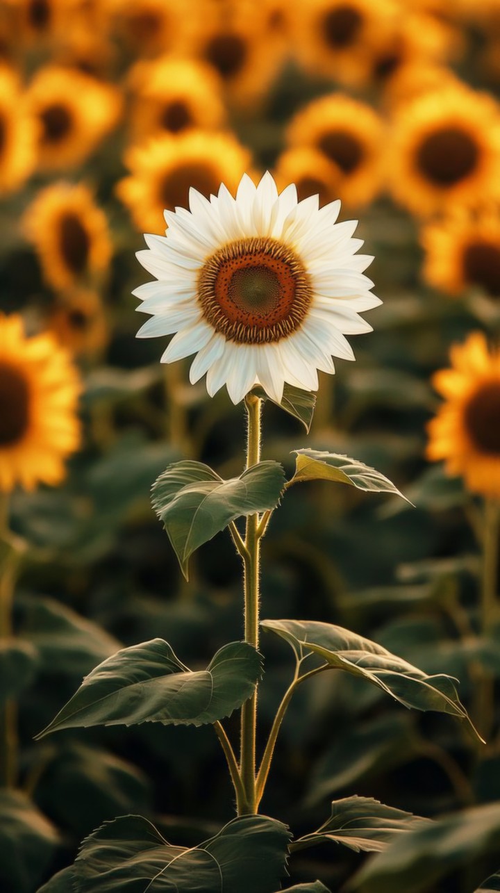 THE WHITE SUNFLOWER
