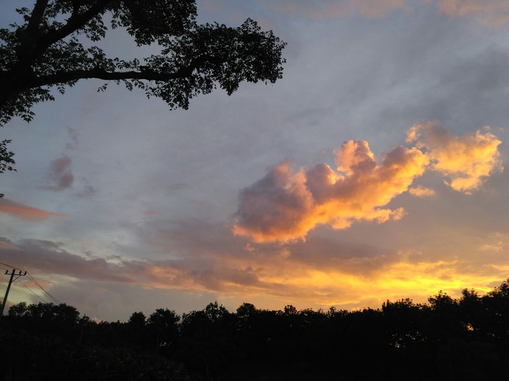 Piece of gold on the Sky
