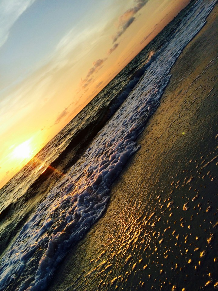 Sunset at beach