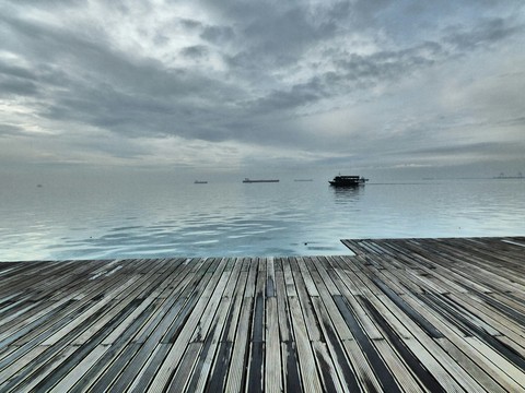 At the port of Thessaloniki