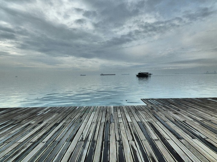 At the port of Thessaloniki