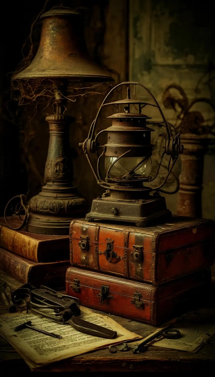 fondos de pantalla Metal, Lantern