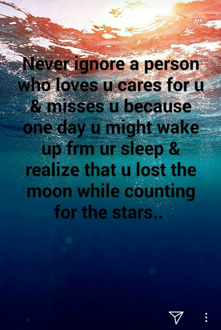 never ignore