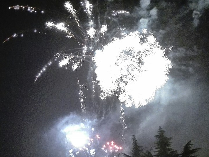 Fuegos artificiales en Valladolid