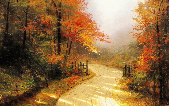 Autumn lane