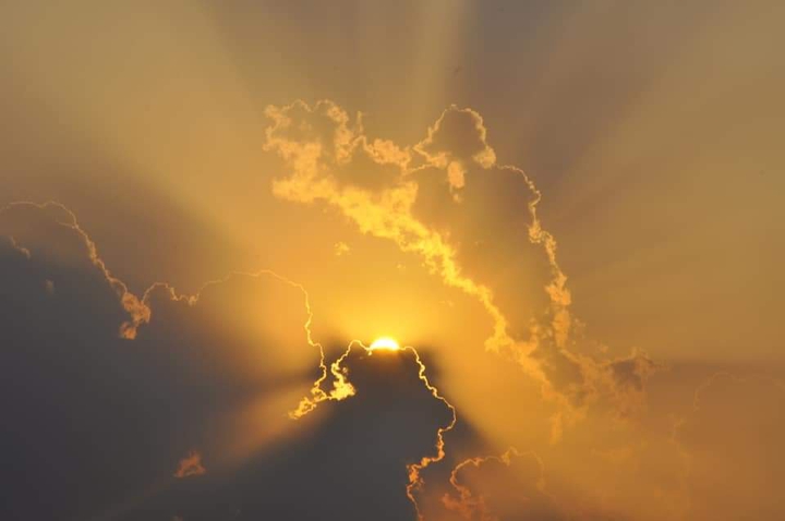 sky on fire