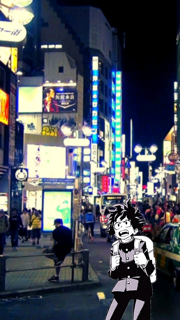 Deku in the city