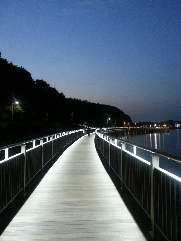 on bridge