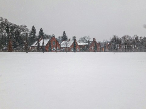 Snowing