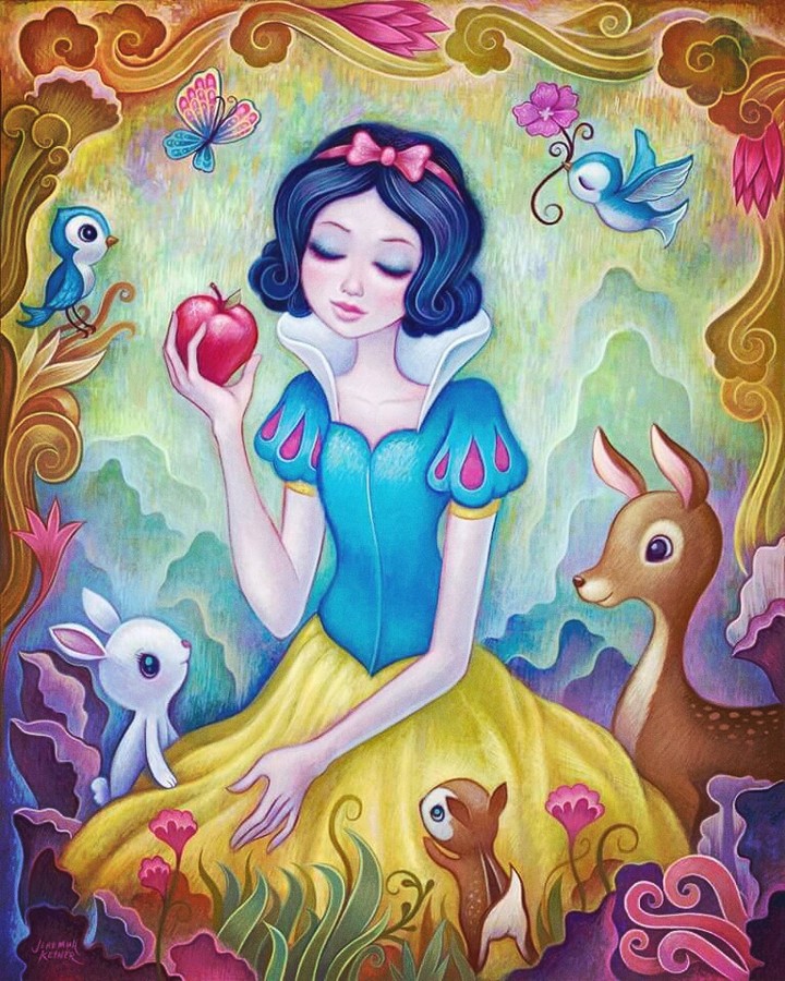 Disney princess snow white (fictional character )