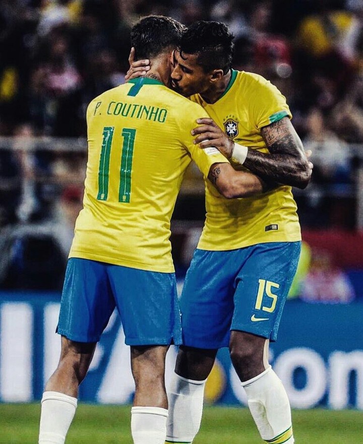 Phillipe Coutinho and Paulinho