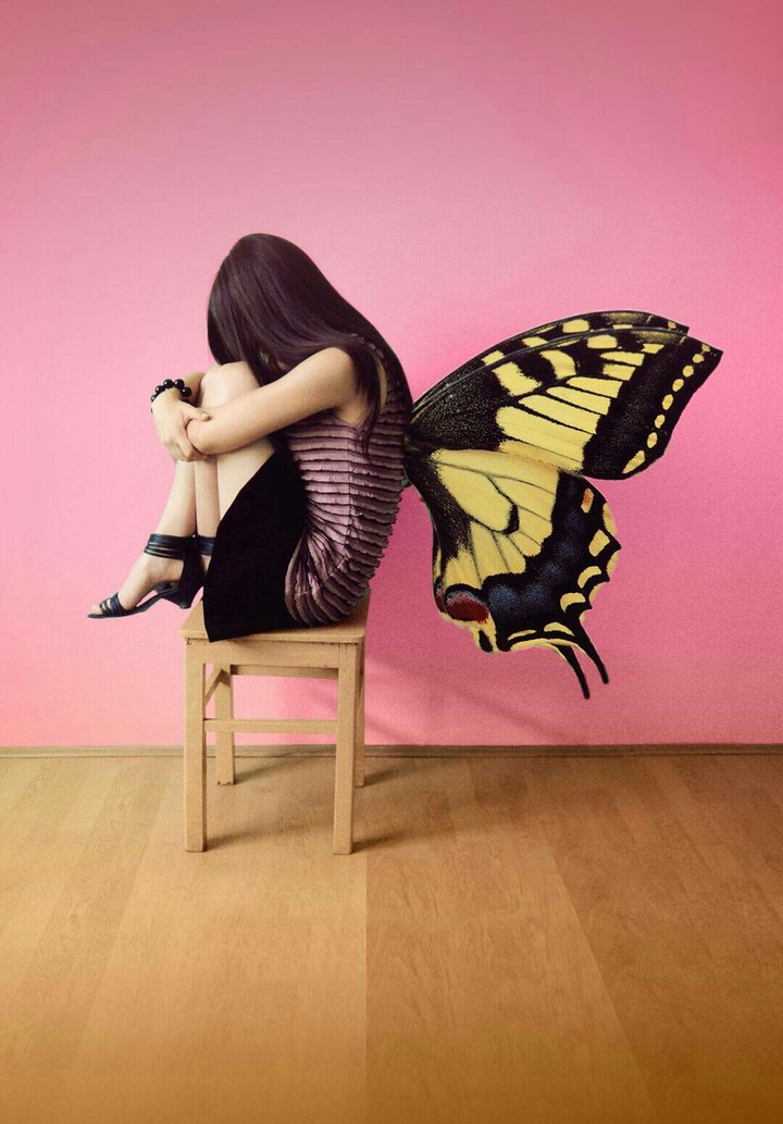 butterfly lady