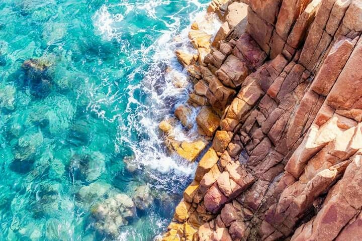 Land meets sea