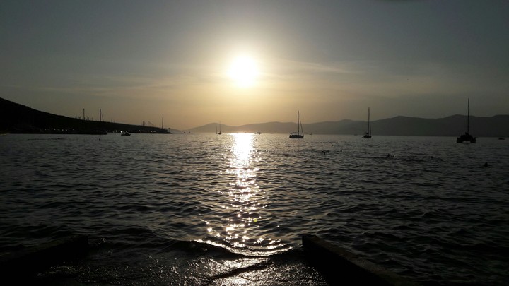 sun in night