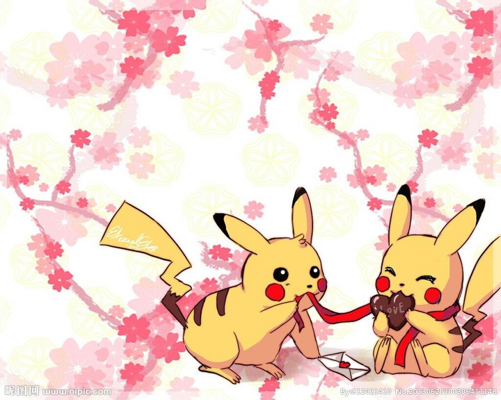 Pikachu in love