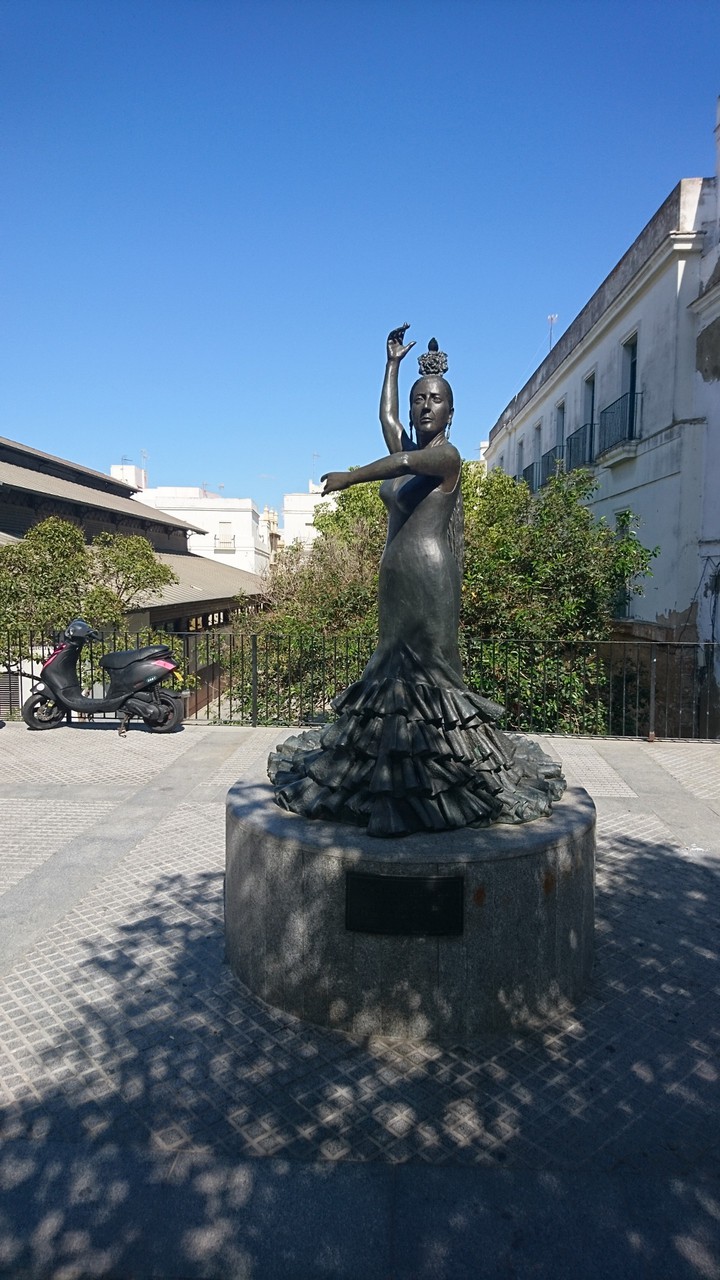 Flamenco danser in Cadiz