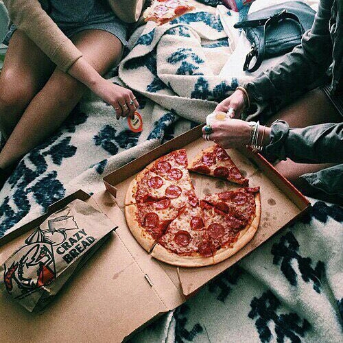 Pizza with you :)