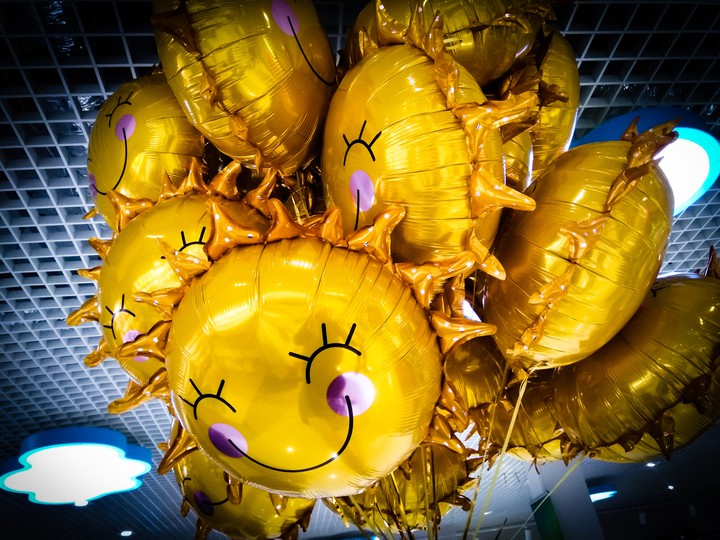 smiling balloons