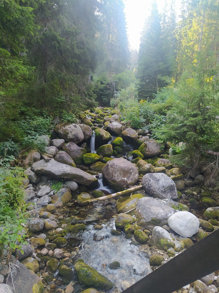 rocky waterfall