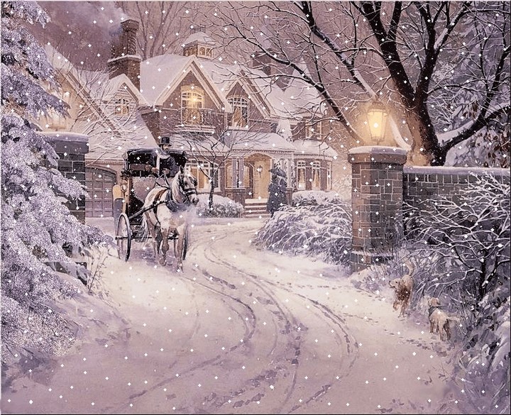 snow fall