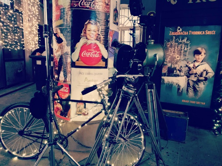 vintage christmas corner, Zagreb