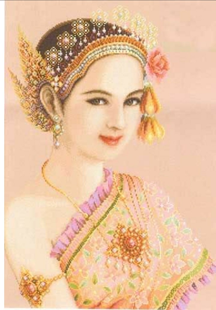 Thai girls in the past.