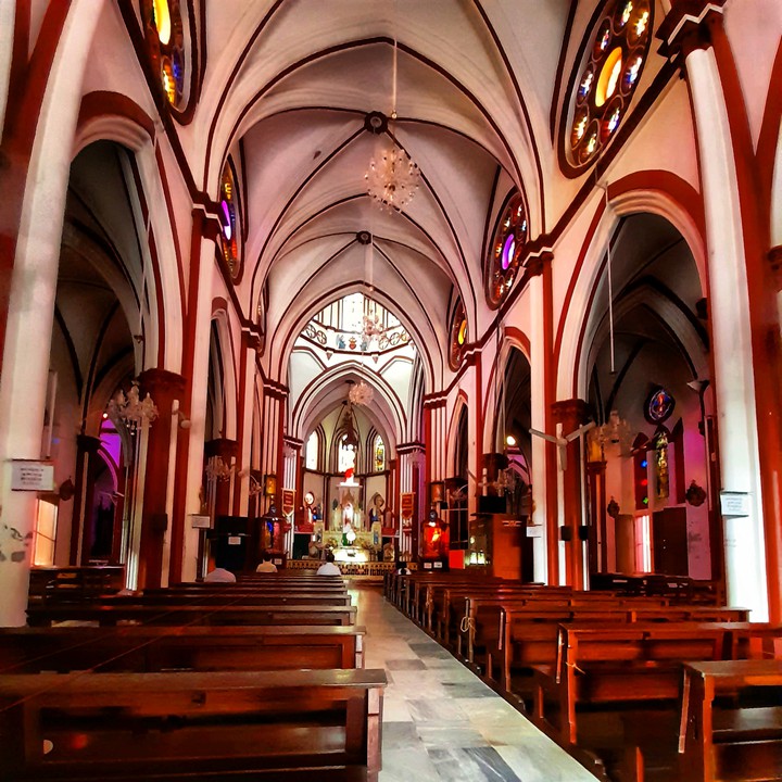 church ceiling