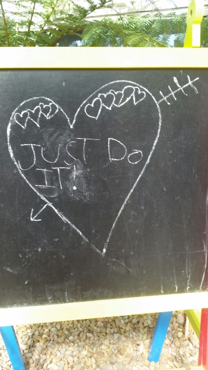 just do it in a heart ❤