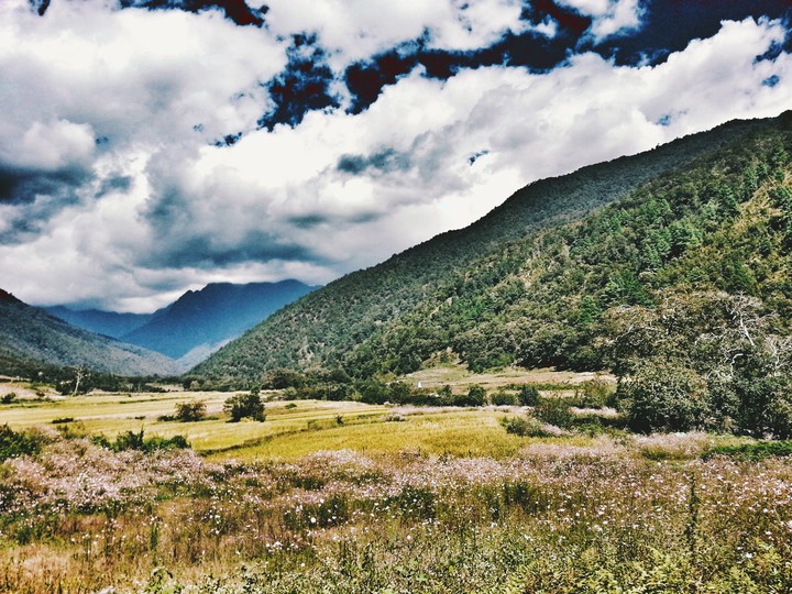 in the lap of mother nature