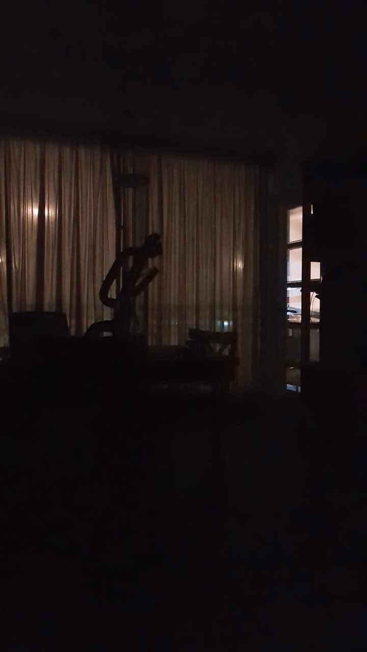 at night
