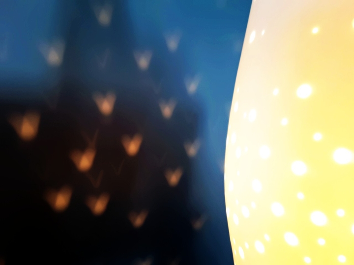 Light of the lamp