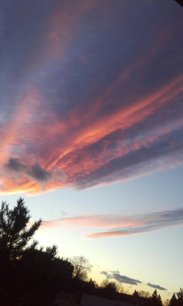 red sky