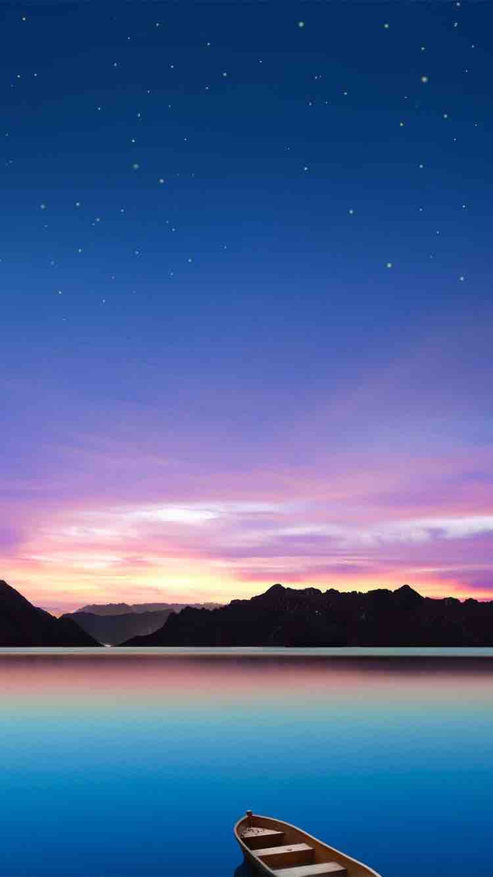Boat Sky Violet