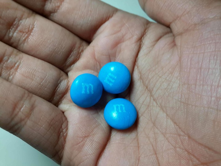 Blue M&Ms