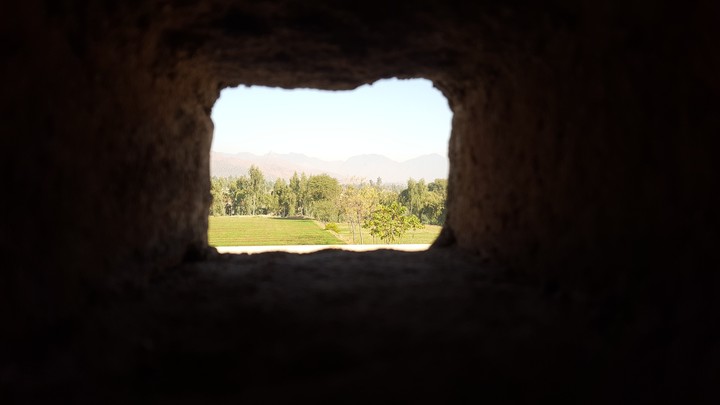 through the wall