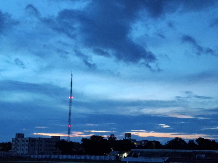 cloudy evening