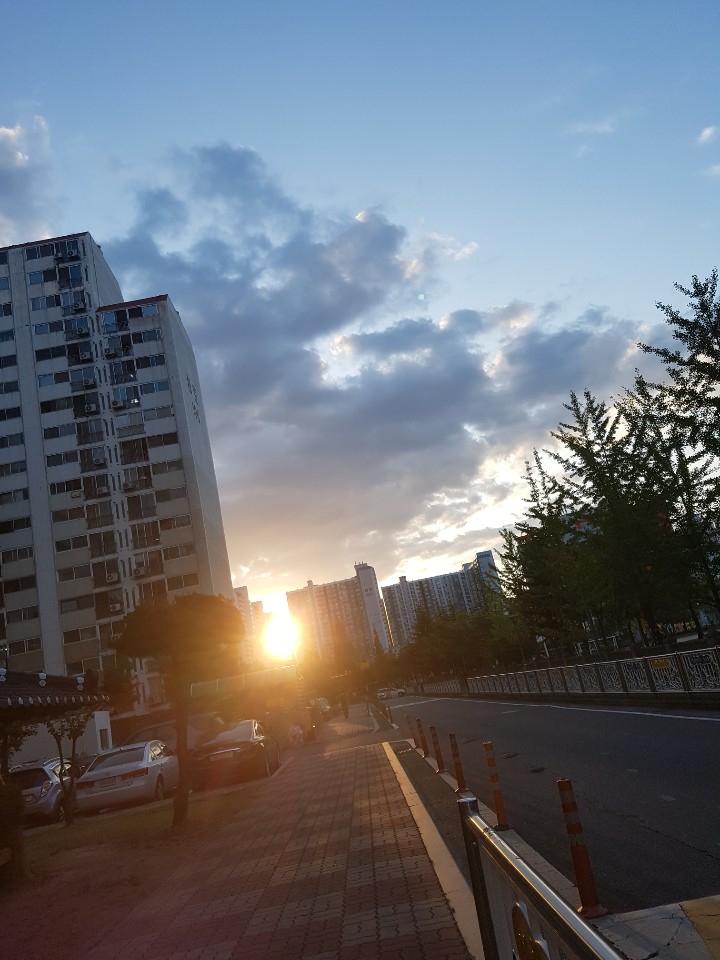 도시 노을